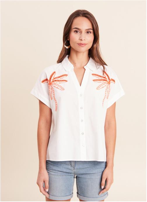 Bréal Chemises CHEPOPMIA femme blanc