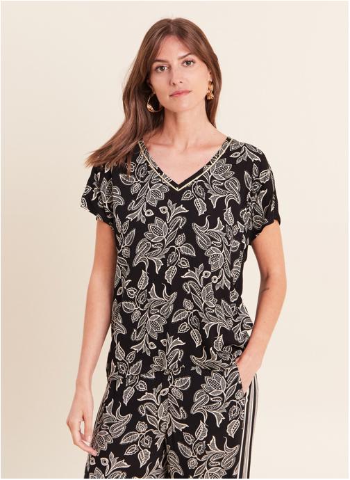 Bréal Tee-shirts TITOPRINTA femme noir
