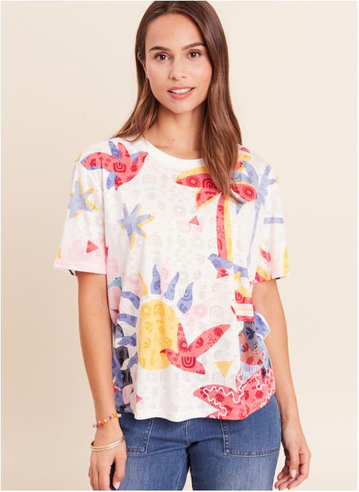 Bréal Tee-shirts TIMALOBOX femme blanc