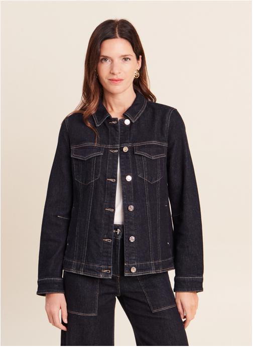 Bréal Vestes en jean VEBRENDY femme bleu