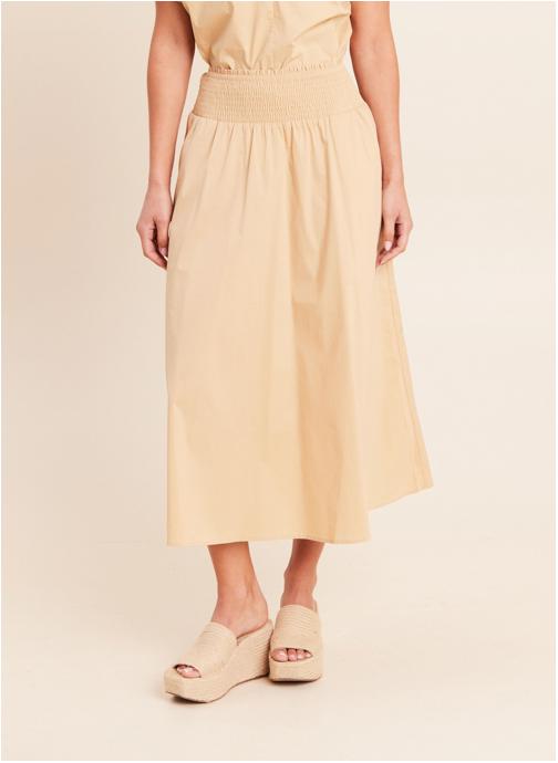 Bréal Jupes mi-longues JEPOPOP femme beige