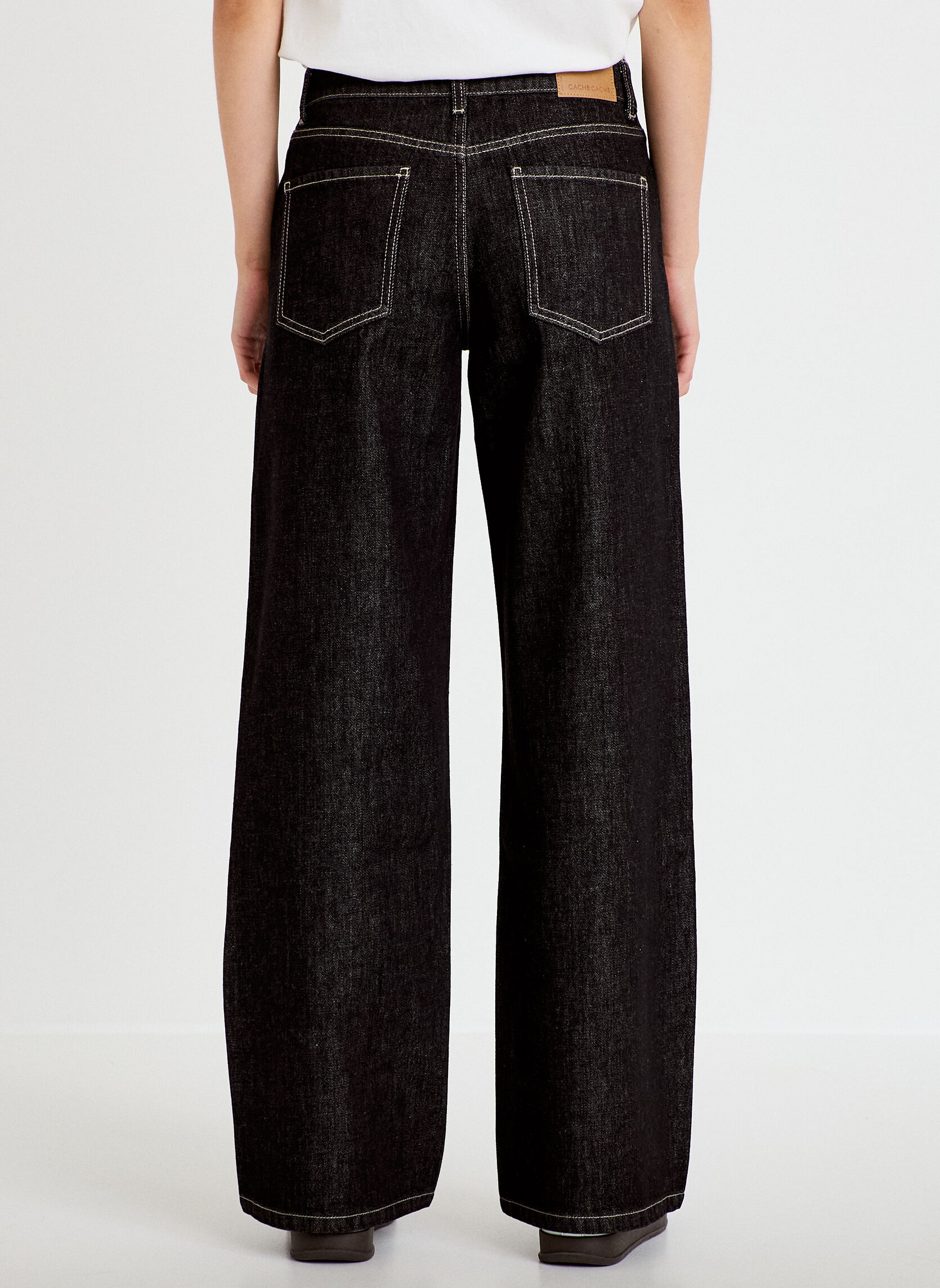 Cache Cache Jeans droit DELBA-LOBA femme noir | Sarenza France