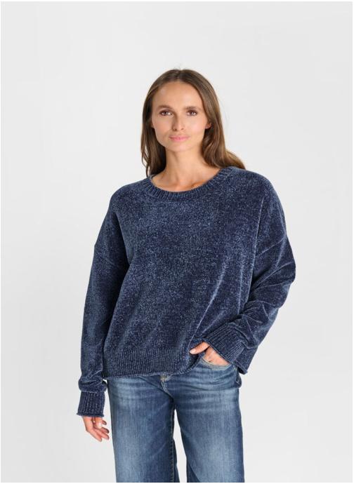 Le temps des cerises Pulls Pull BERON Blue femme bleu