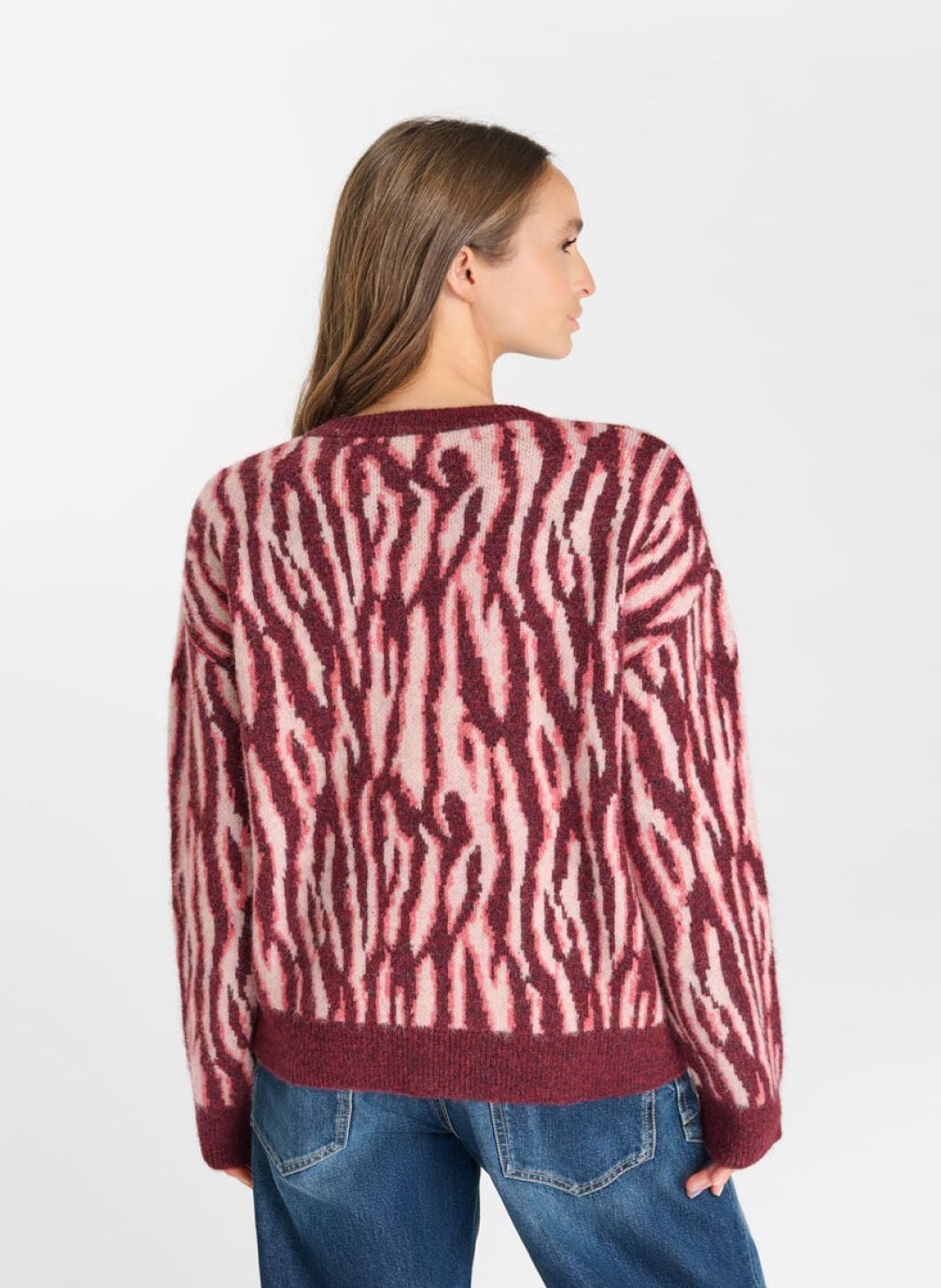 Gilets Cardigan ZEBRY Pink femme rose Le temps des cerises Gilets Cardigan ZEBRY Pink femme rose Rose