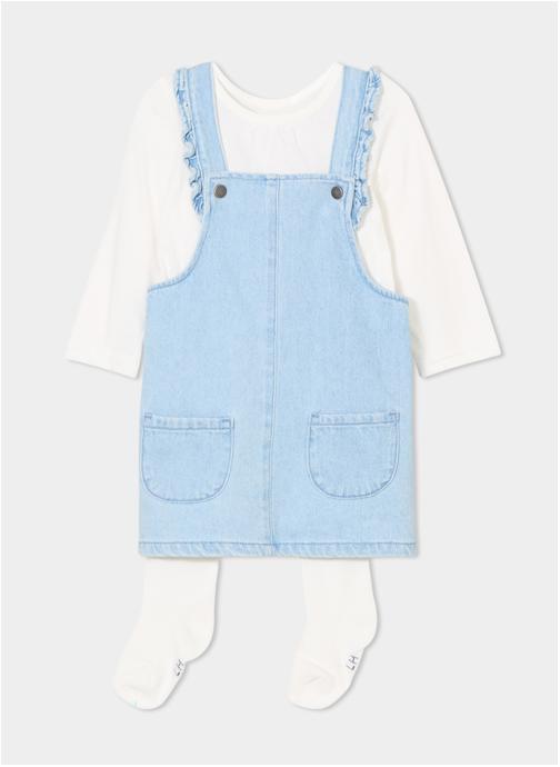 La Halle Ensembles LHB2_EPIA_DENIM fille bleu