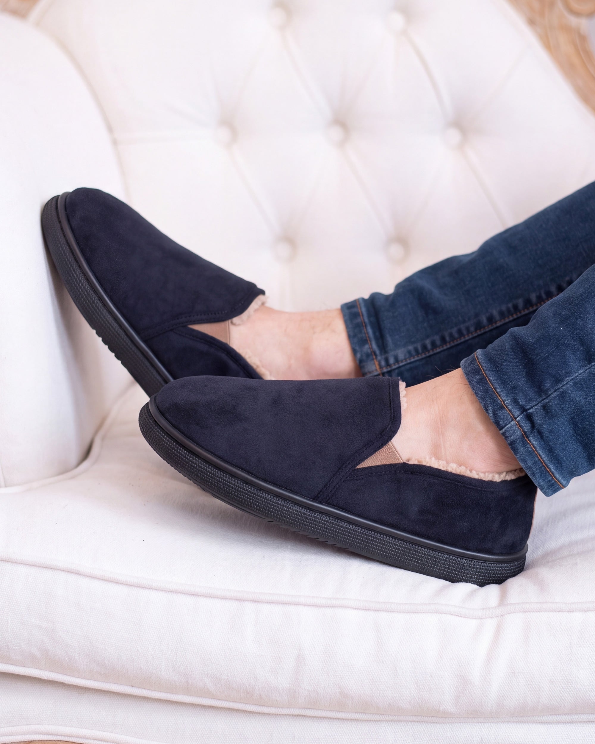 Chaussons Chaussons Slippers Homme Noir homme noir Isotoner Chaussons Chaussons Slippers Homme Noir homme noir Noir verni