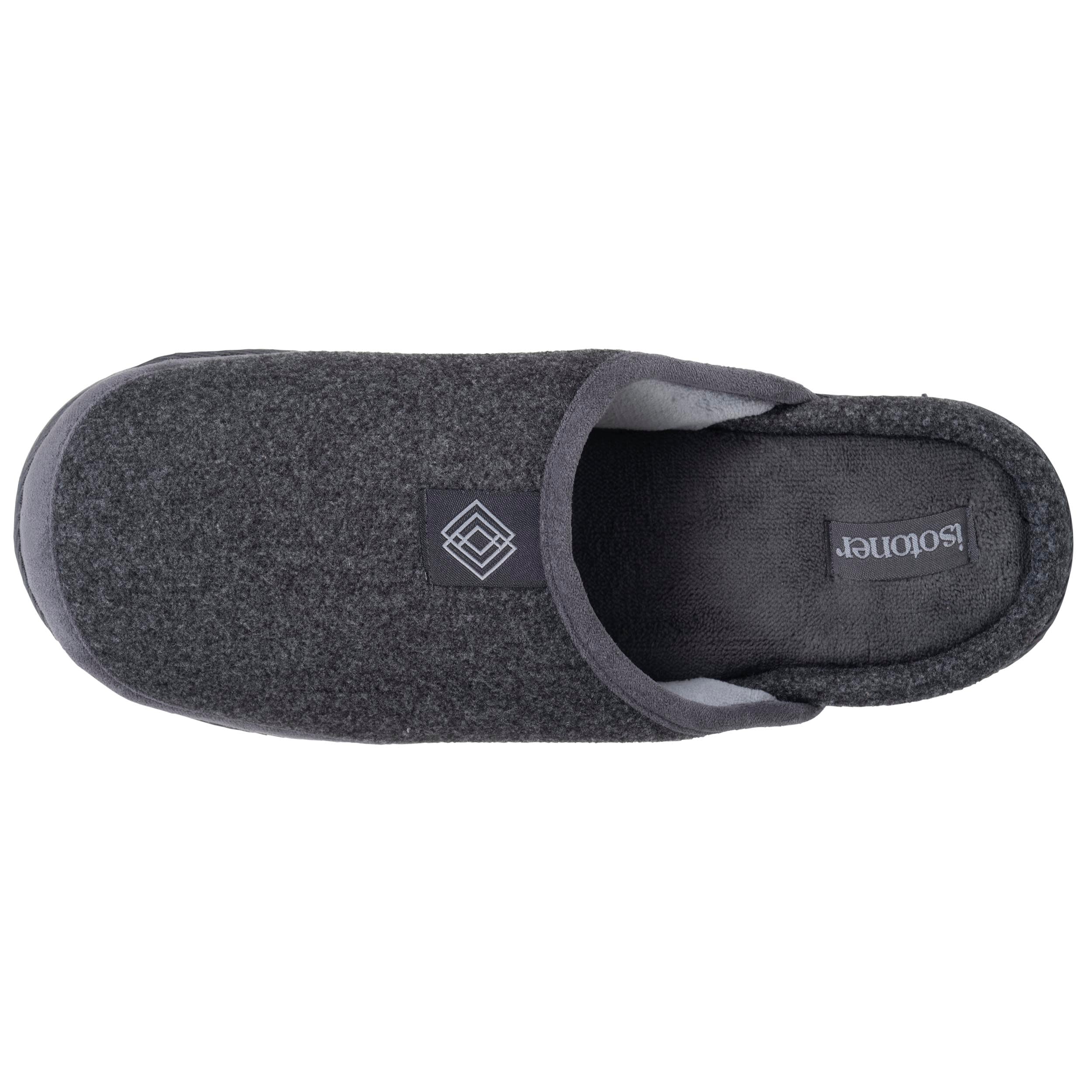 Chaussons Chaussons Mules Homme Camel semelle crantée homme gris Isotoner Chaussons Chaussons Mules Homme Camel semelle crantée homme gris Gris