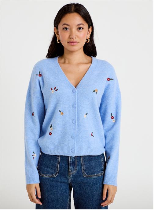 Cache Cache Gilets POETGIBROD femme bleu