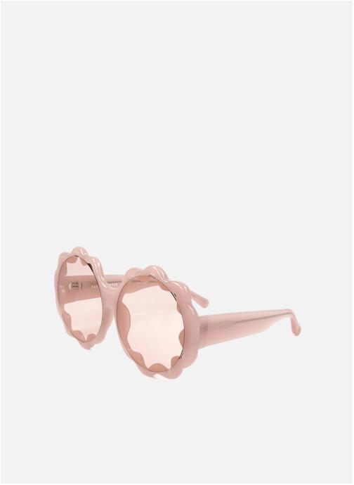 Linda Farrow Lunettes de soleil femme rose