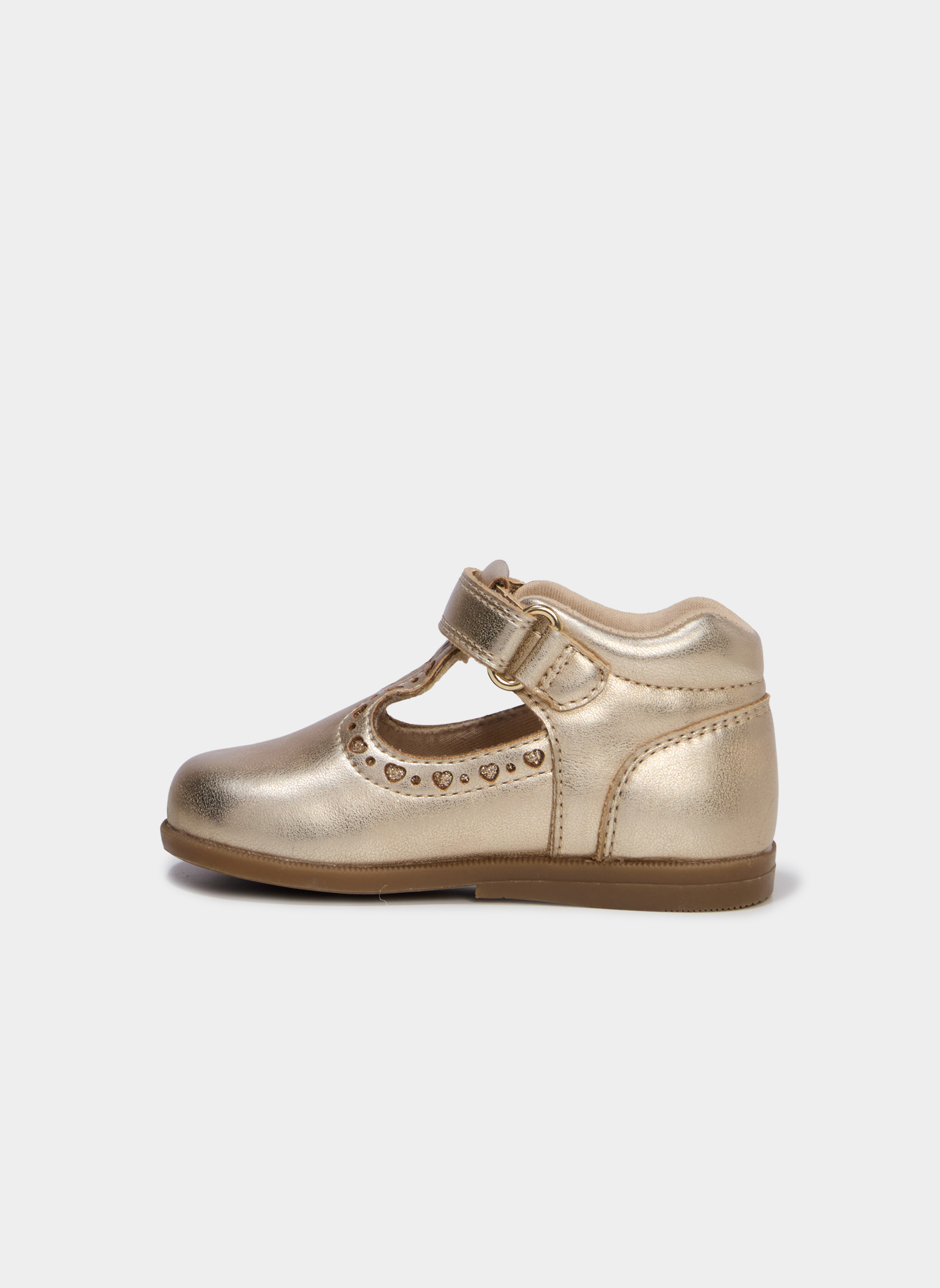 Sandales SALCOEUR_S_BBF_BAB_262 fille or et bronze La Halle Sandales SALCOEUR_S_BBF_BAB_262 fille or et bronze Or