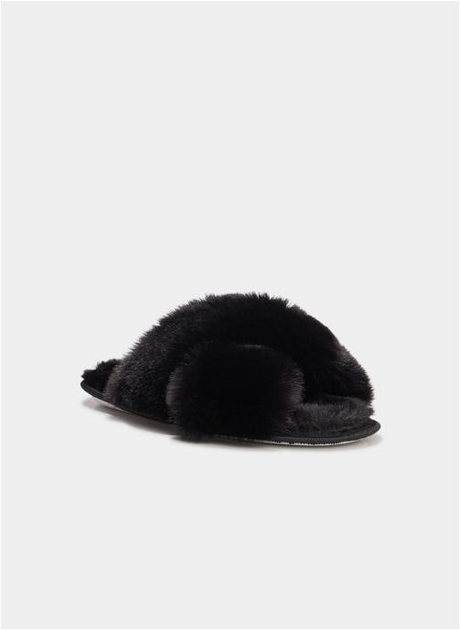 La Halle Chaussons MUL_FUR_P_F_OUV_242 femme noir