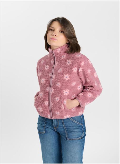 Le temps des cerises Vestes Veste POEMAGI Pink fille rose