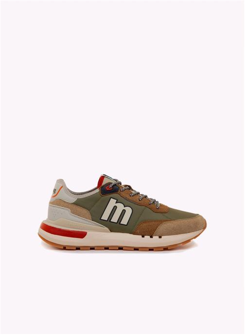 MTNG Baskets basses Sneakers Homme MTNG MILLER beige homme vert