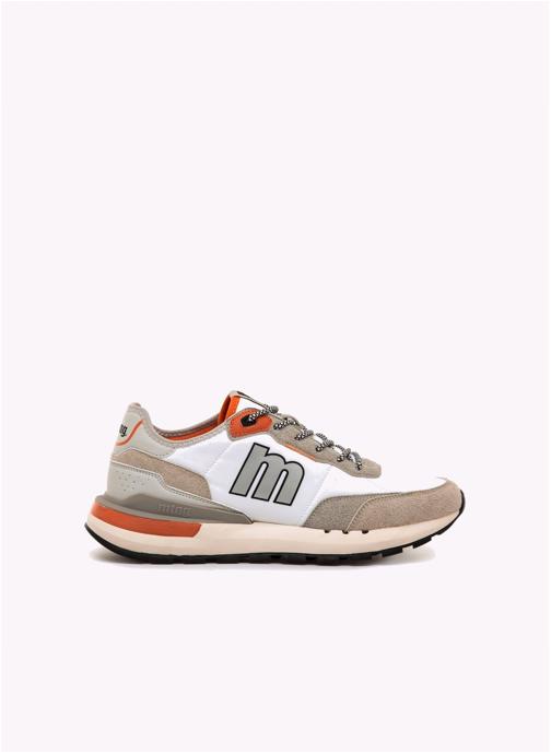 MTNG Baskets basses Sneakers Homme MTNG MILLER beige homme blanc