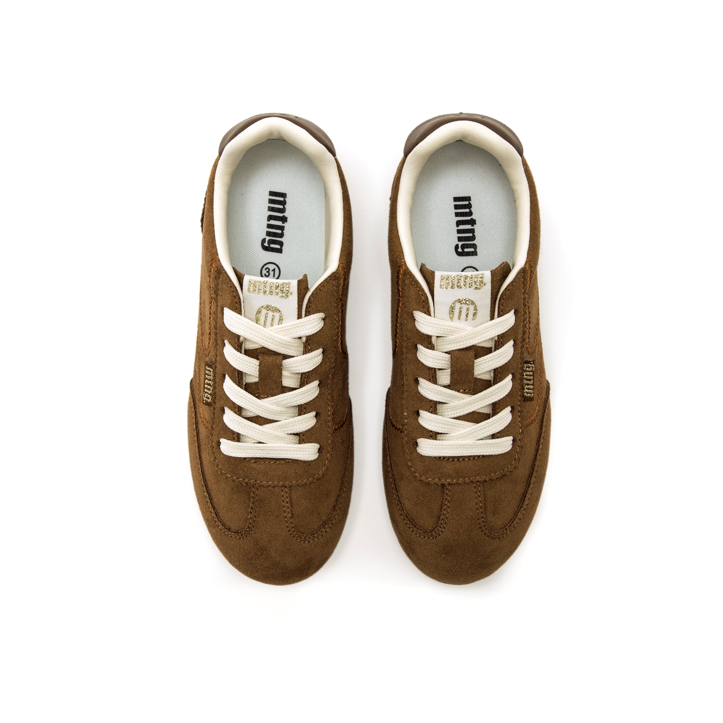 Baskets basses Sneakers Filles MTNG KIDS MONACO blanc fille marron MTNG Baskets basses Sneakers Filles MTNG KIDS MONACO blanc fille marron Marron