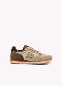 Baskets basses Sneakers Homme MTNG PORLAND blanc homme marron