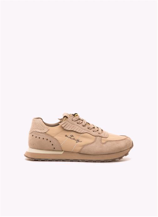 MTNG Baskets basses Sneakers Femme MTNG KAIA vert femme beige