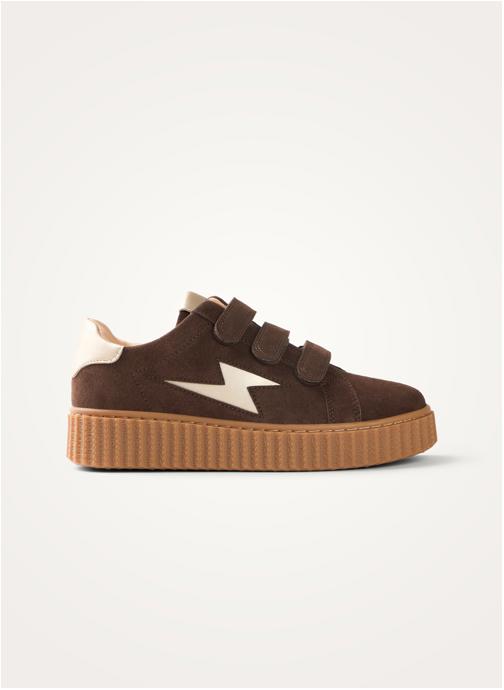 Vanessa Wu Baskets basses MAGGIE Originals femme marron