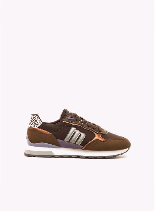MTNG Baskets basses Sneakers Femme MTNG JOGGO-A gris femme marron