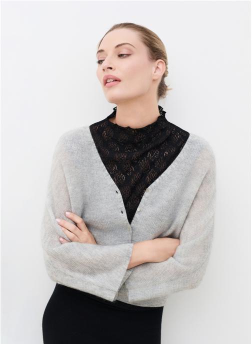 Caroll Gilets 262K-MPEARL femme gris