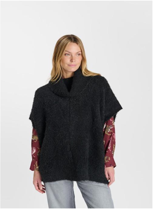 Le temps des cerises Pulls Pull LIROY Black femme noir