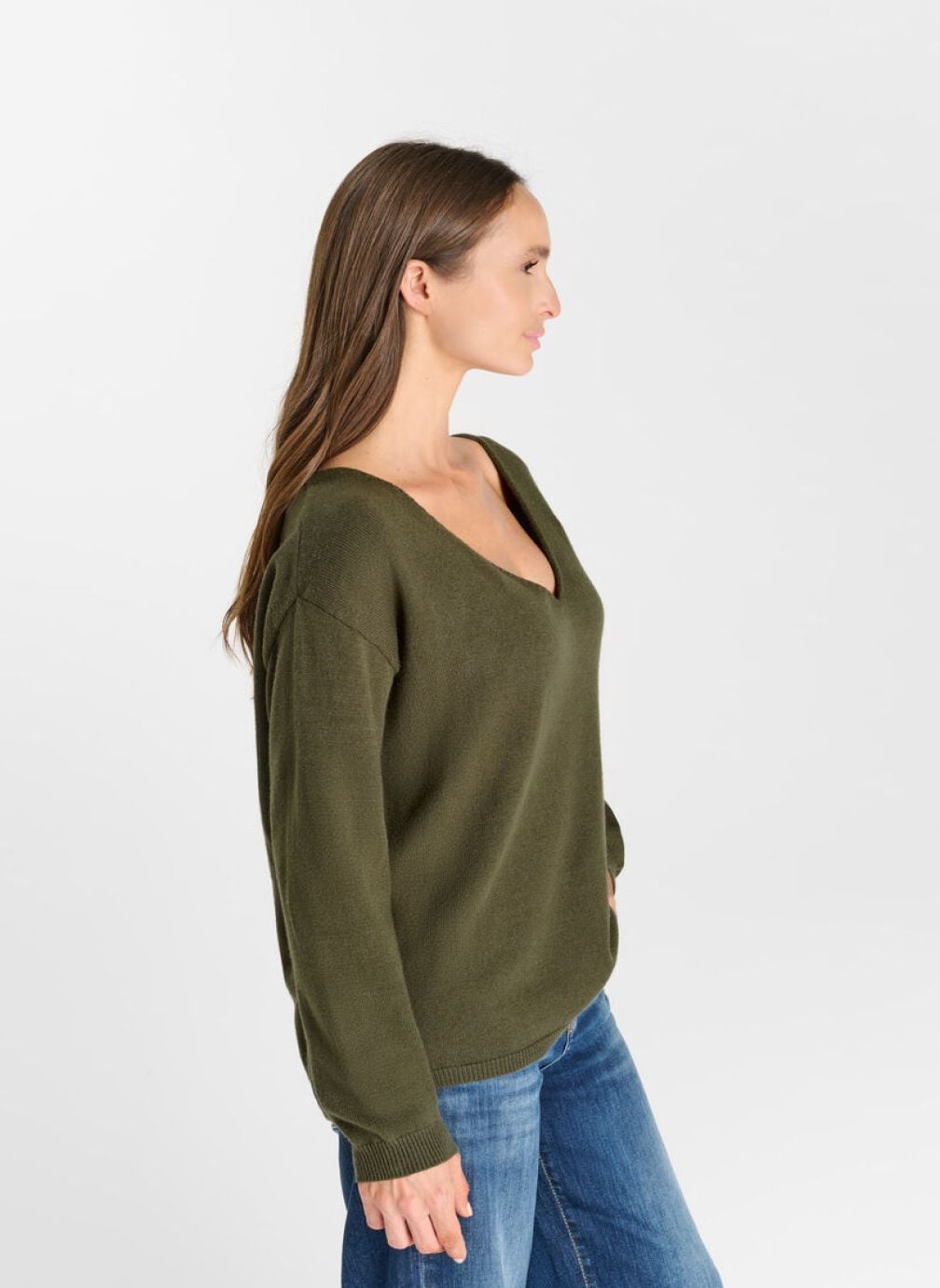 Pulls Pull TINGA Khaki femme vert Le temps des cerises Pulls Pull TINGA Khaki femme vert Kaki