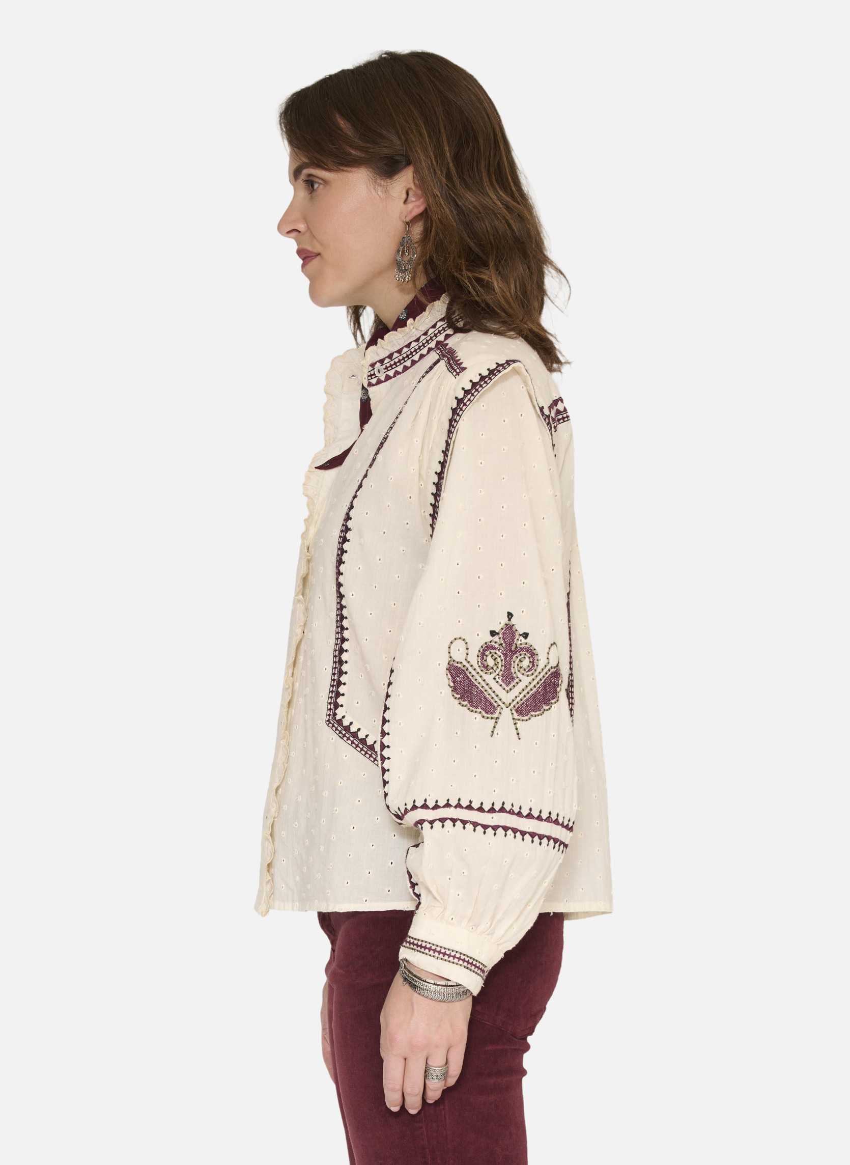 Blouses Blouse Constant Natural femme beige MKT Studio Blouses Blouse Constant Natural femme beige Beige