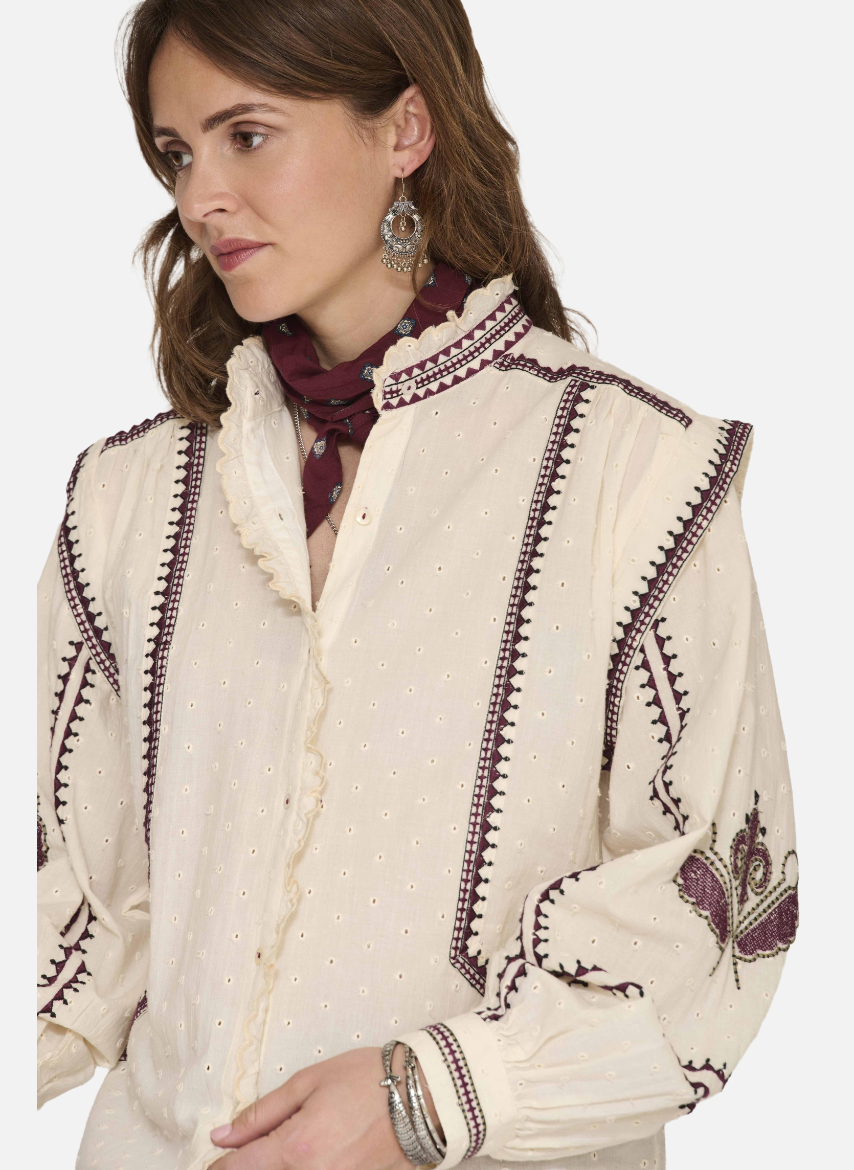 Blouses Blouse Constant Natural femme beige MKT Studio Blouses Blouse Constant Natural femme beige Beige
