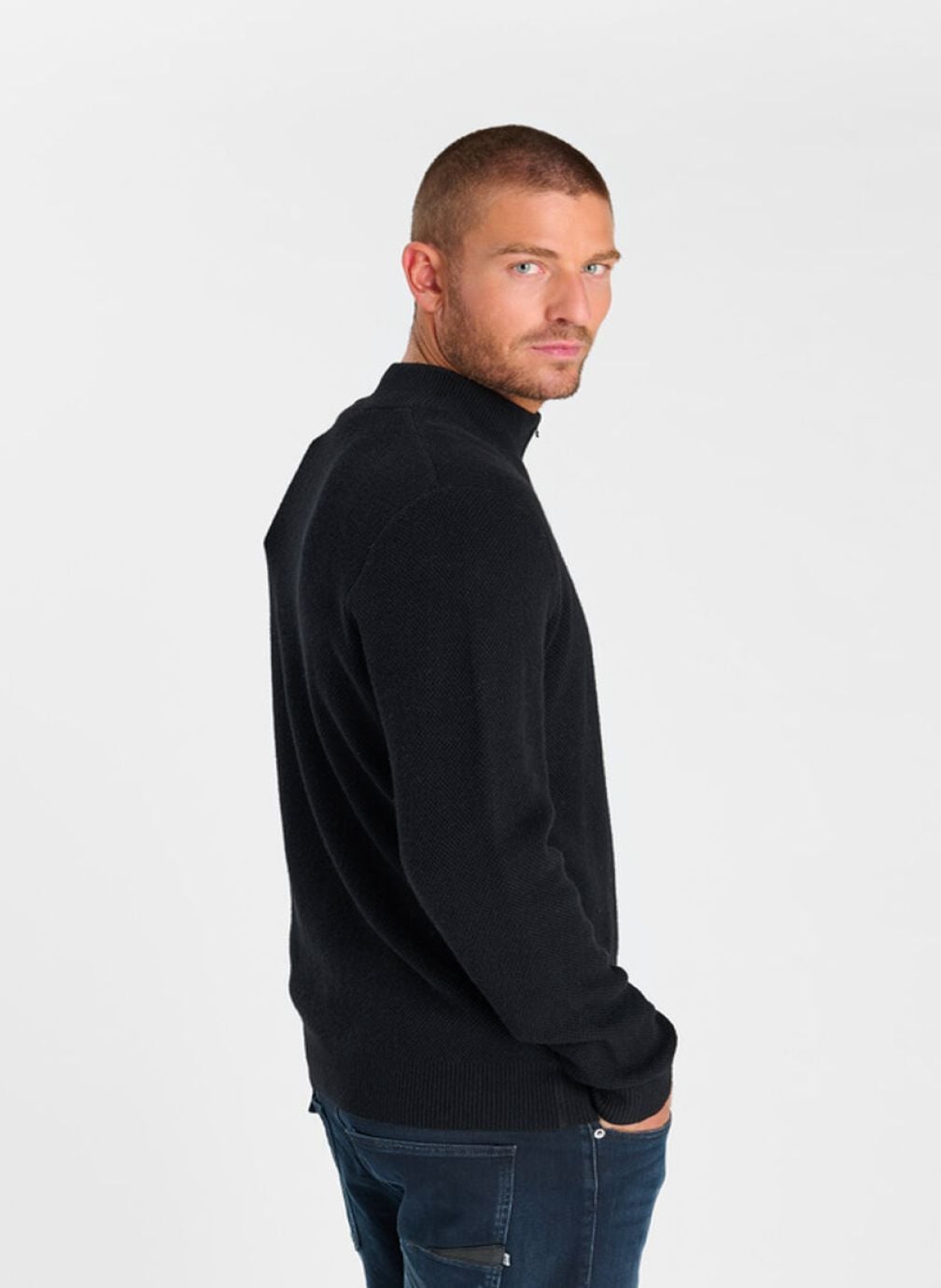Pulls Pull FAVO Black homme noir Le temps des cerises Pulls Pull FAVO Black homme noir Noir