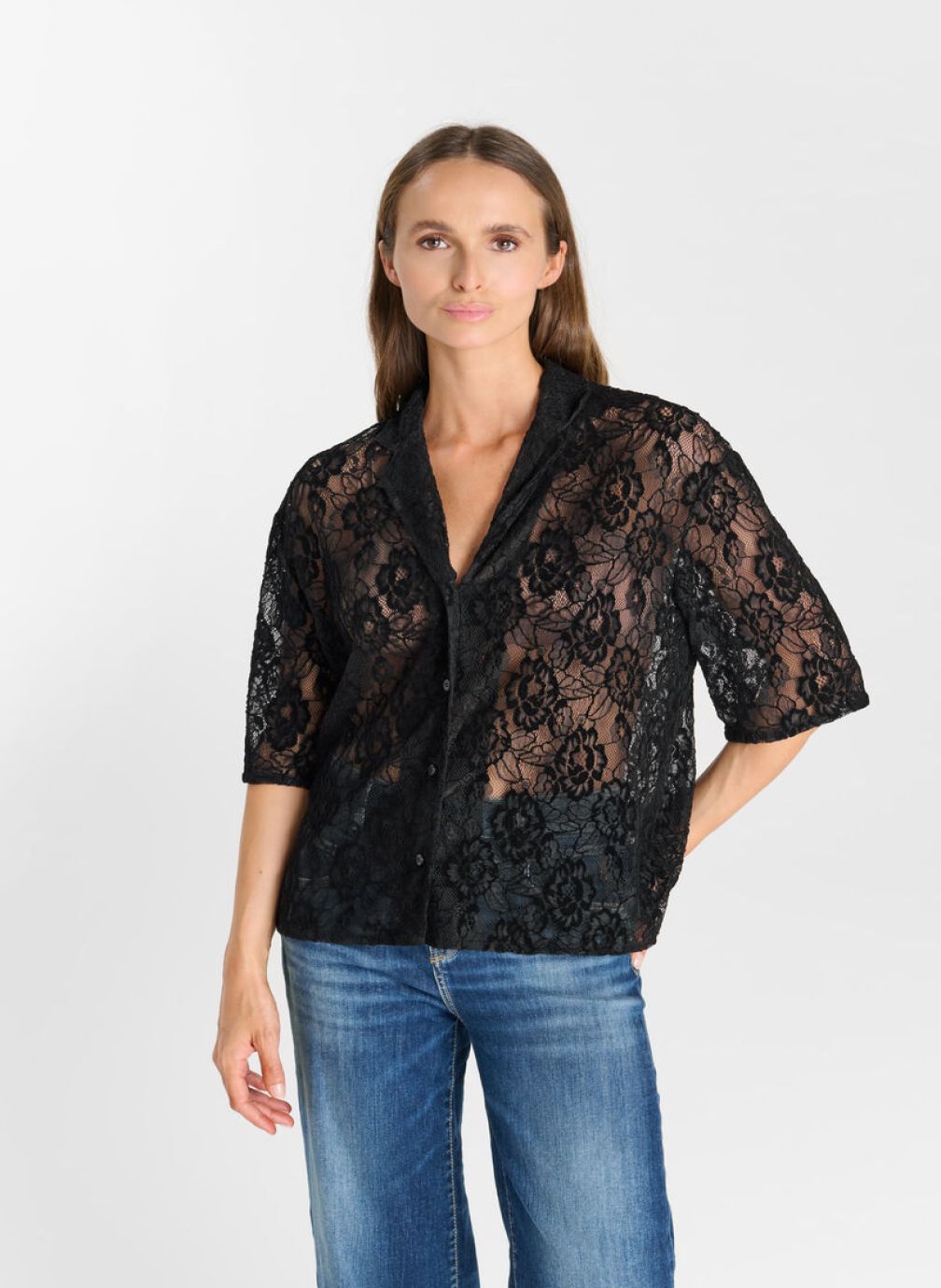 Chemises Chemise DRAZIC Black femme noir Le temps des cerises Chemises Chemise DRAZIC Black femme noir Noir