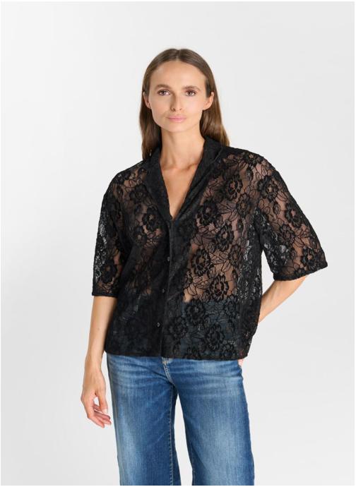 Le temps des cerises Chemises Chemise DRAZIC Black femme noir