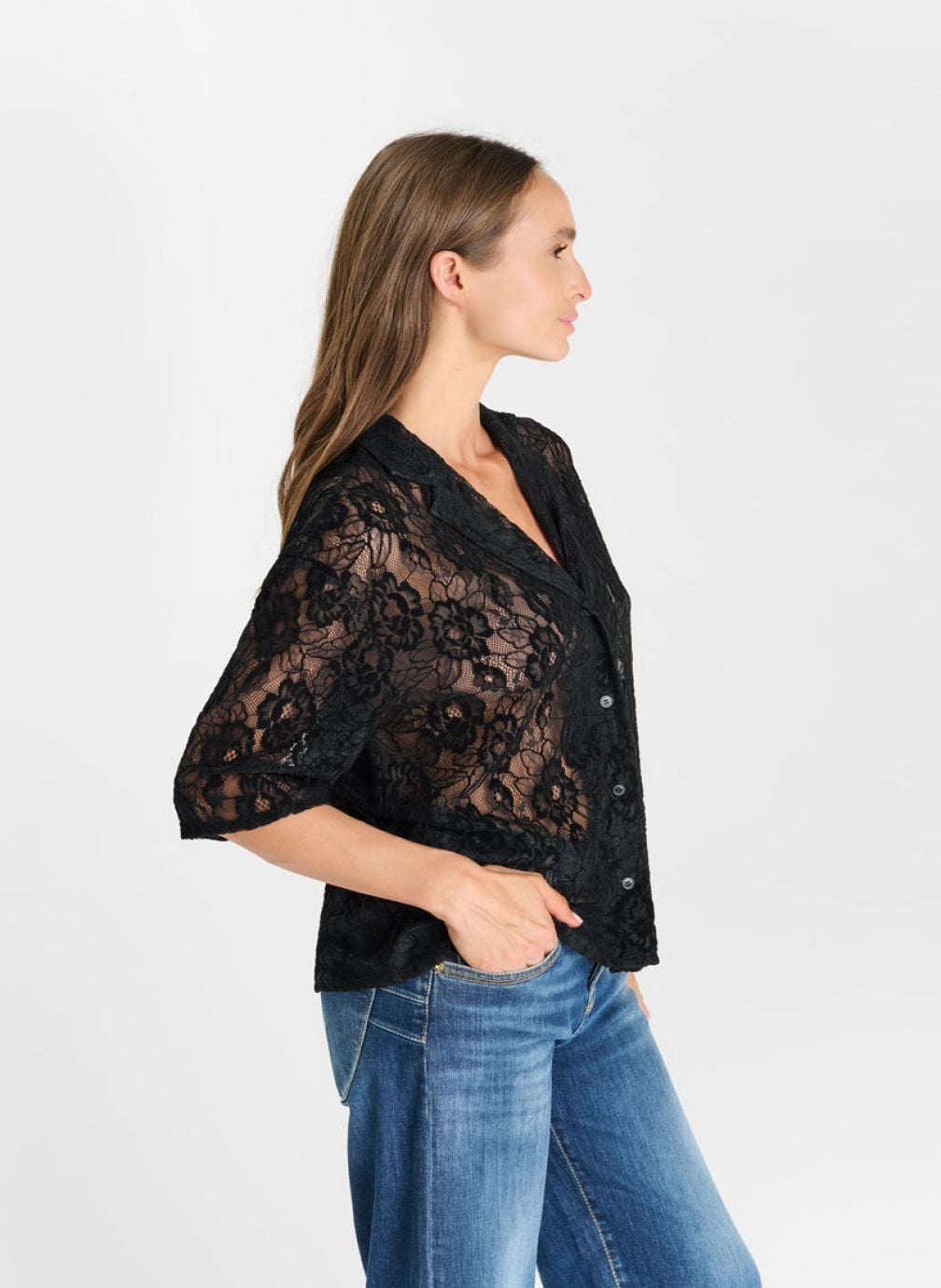 Chemises Chemise DRAZIC Black femme noir Le temps des cerises Chemises Chemise DRAZIC Black femme noir Noir