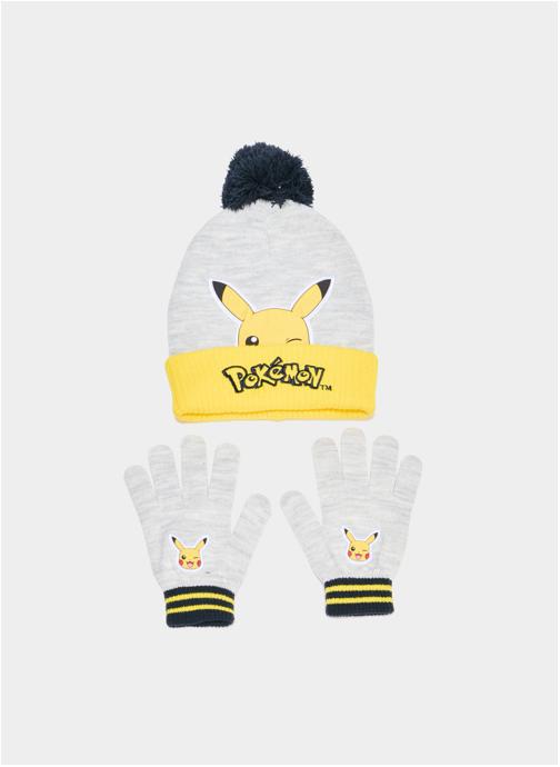 Pokemon Gants SAHSETPKMN garçon gris
