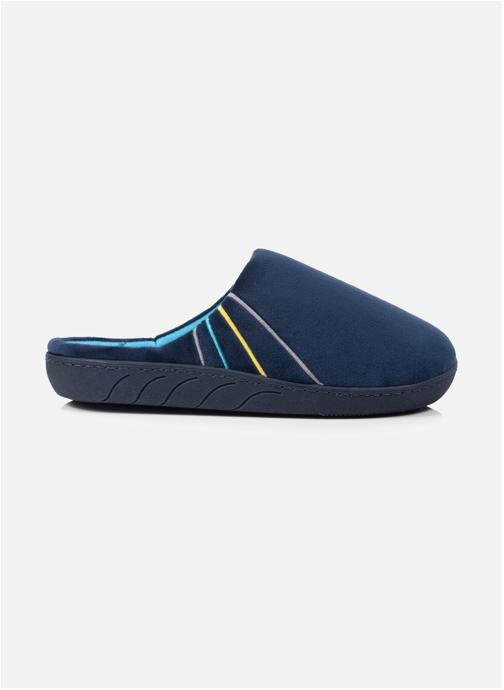 Isotoner Chaussons Chaussons Mules Junior velours Marine garçon bleu