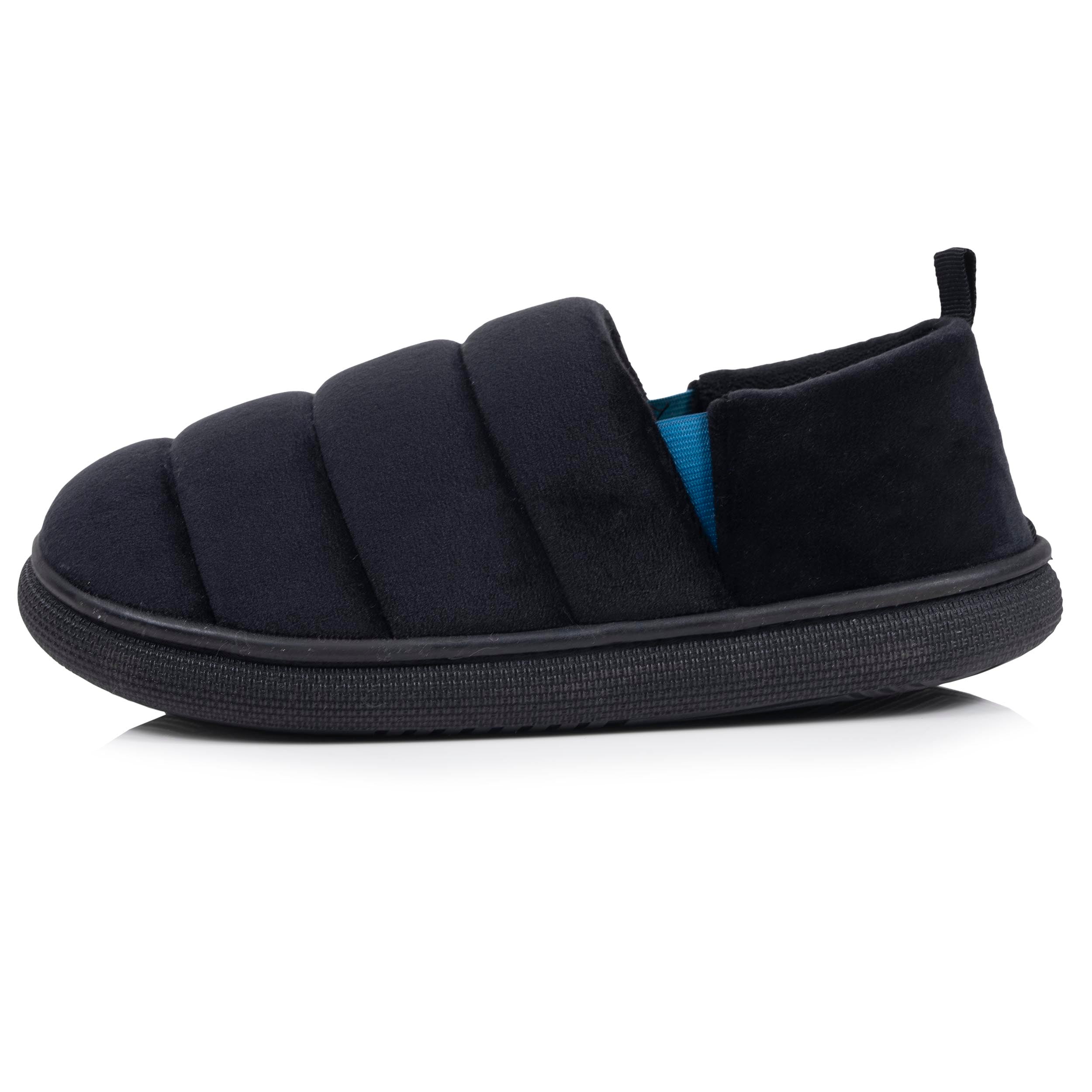 Chaussons Chaussons Slippers Homme BLOUP Noir/Bleu homme noir Isotoner Chaussons Chaussons Slippers Homme BLOUP Noir/Bleu homme noir Noir verni