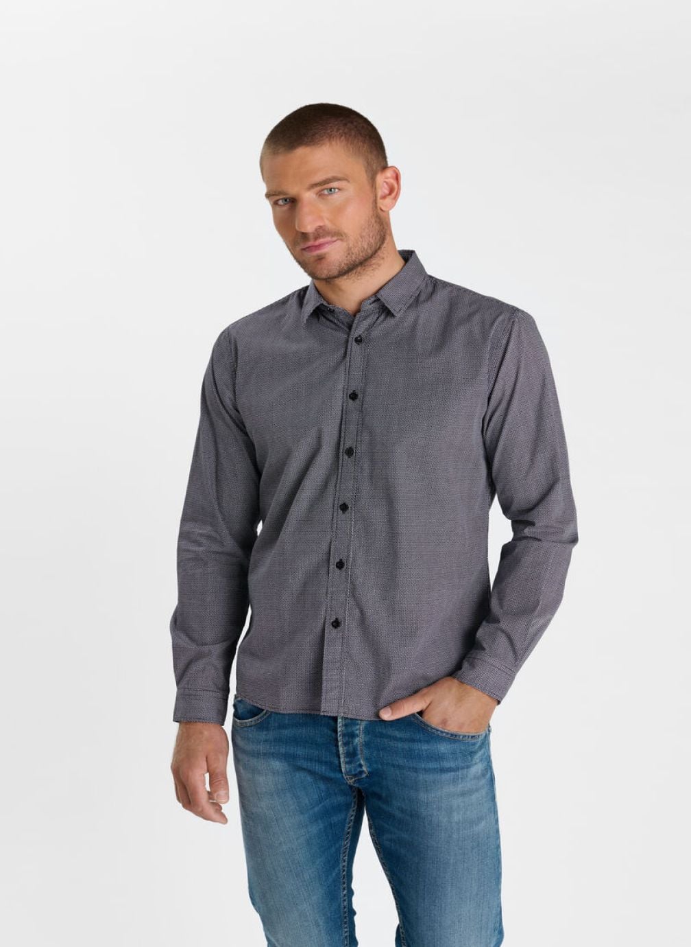Chemises Chemise TRUKA Blue homme bleu Le temps des cerises Chemises Chemise TRUKA Blue homme bleu Bleu