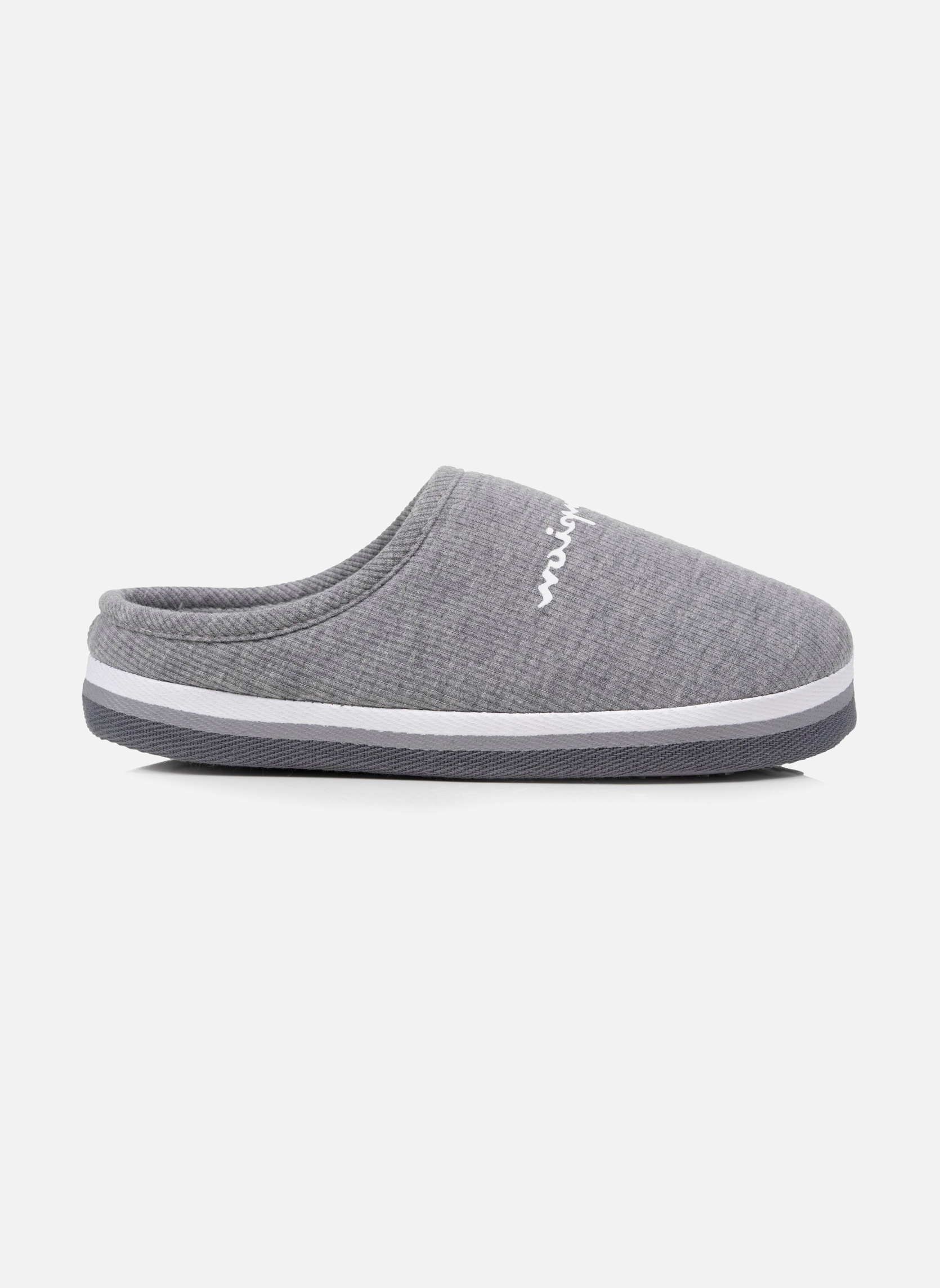 Chaussons Chaussons CHAMPION Mules Homme Noir homme gris Champion Chaussons Chaussons CHAMPION Mules Homme Noir homme gris Gris clair