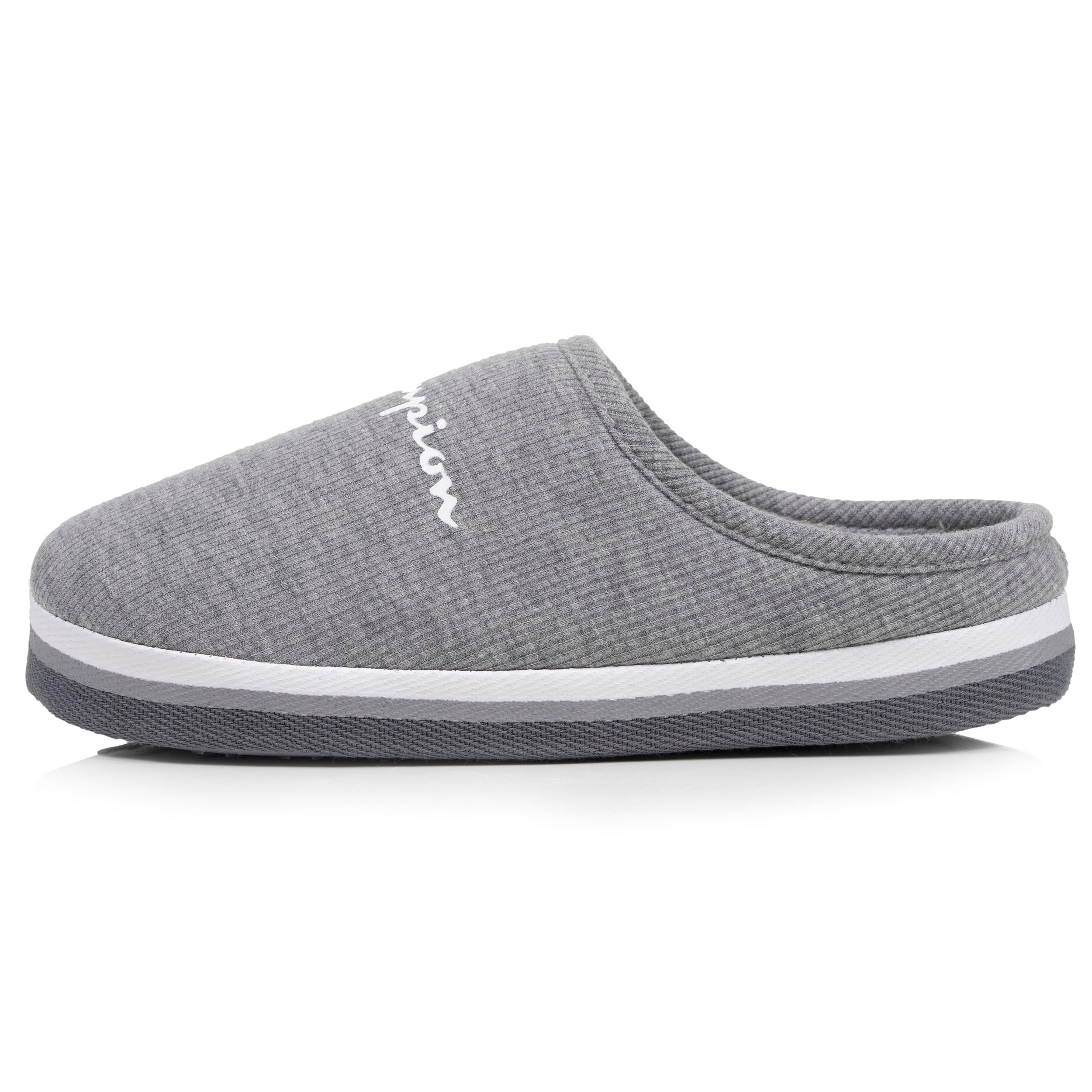 Chaussons Chaussons CHAMPION Mules Homme Noir homme gris Champion Chaussons Chaussons CHAMPION Mules Homme Noir homme gris Gris clair