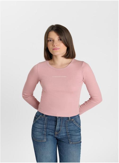 Le temps des cerises Tee-shirts Tee-Shirt ALINEGI Pink fille rose