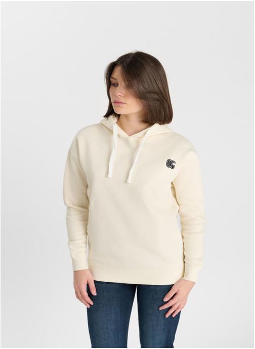 Le temps des cerises Sweats Sweat-Shirt capuche DIVAGI White fille blanc
