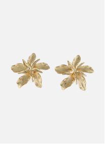Boucles d'oreilles femme or et bronze