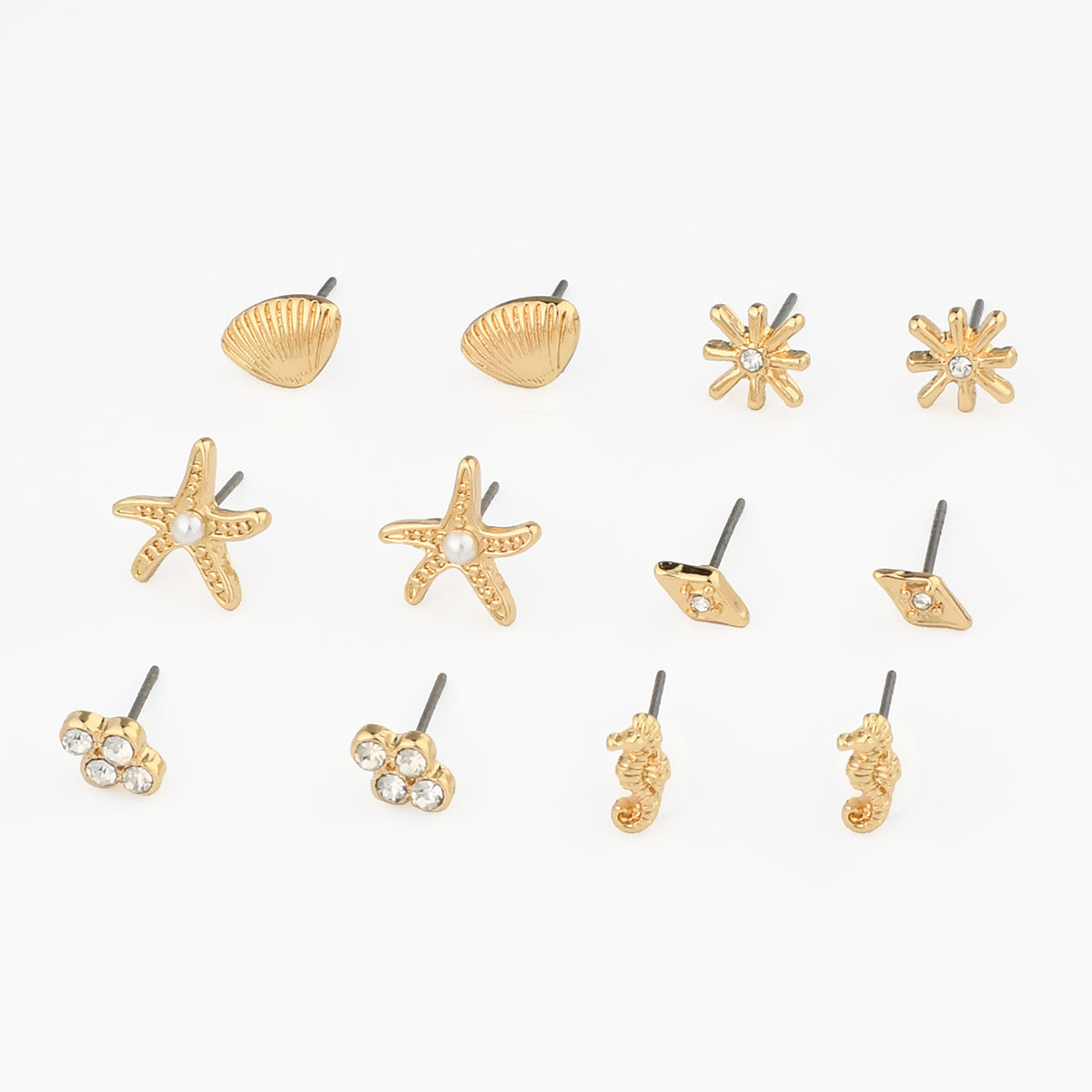 Boucles d'oreilles femme or et bronze Balaboosté Boucles d'oreilles femme or et bronze Or