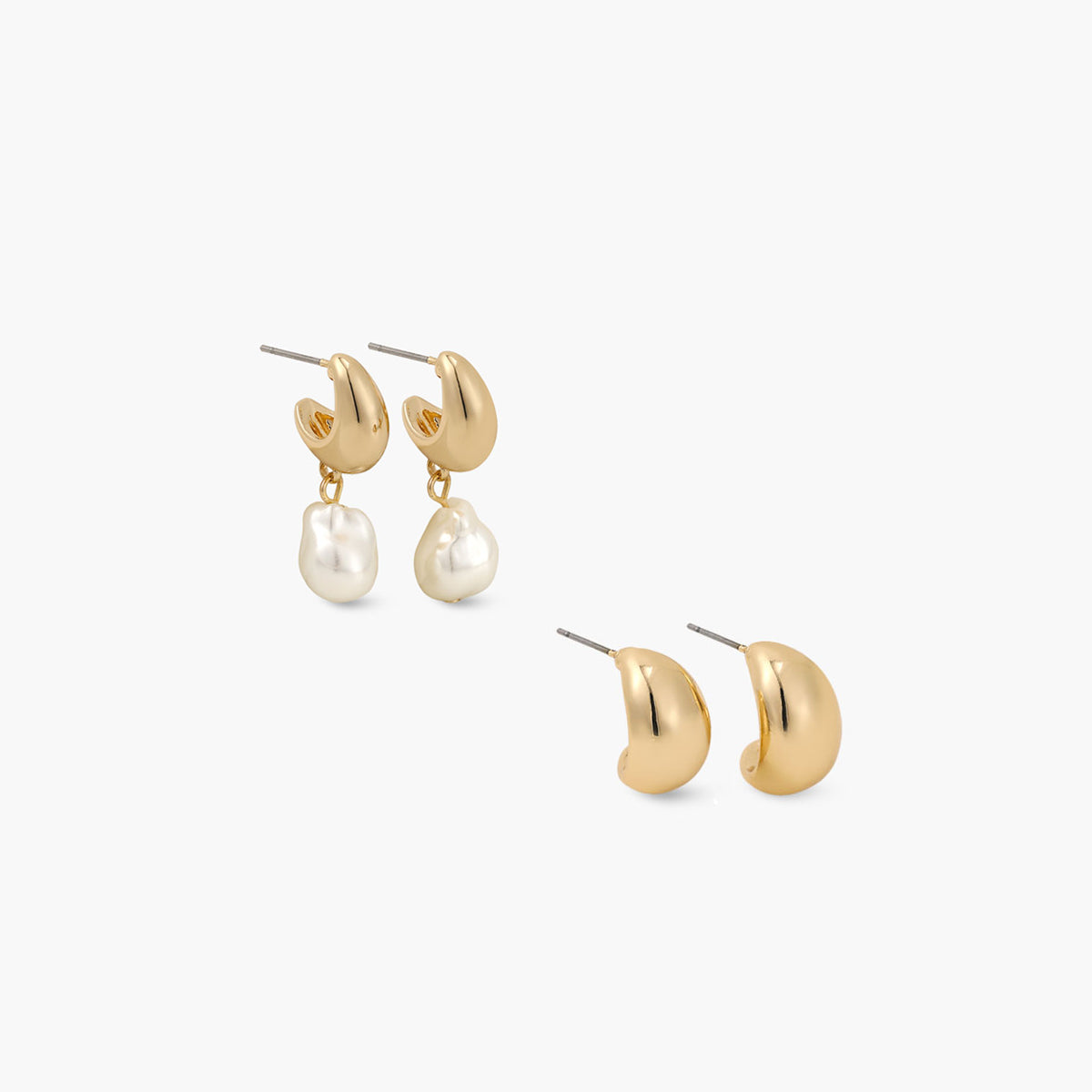 Boucles d'oreilles femme or et bronze Balaboosté Boucles d'oreilles femme or et bronze Or