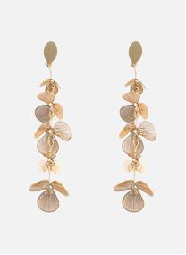 Boucles d'oreilles femme or et bronze