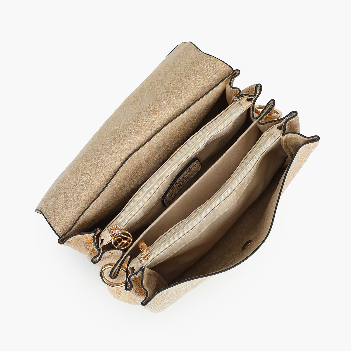 Sacs bandoulière Petit sac Back in Style femme or et bronze Balaboosté Sacs bandoulière Petit sac Back in Style femme or et bronze Or