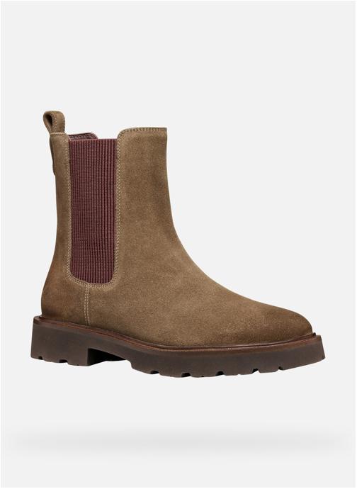 Geox Bottines basses D NORIZE femme marron