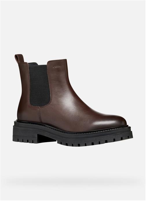 Geox Bottines basses D IRIDEA femme marron