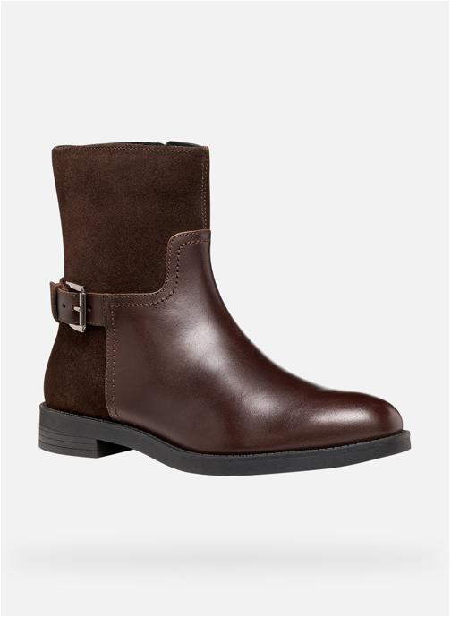 Geox Bottines basses D ESMEENA femme marron