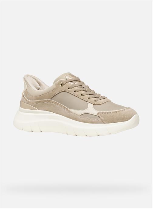 Geox Baskets basses PLUMMERY PLUS WOMAN femme beige