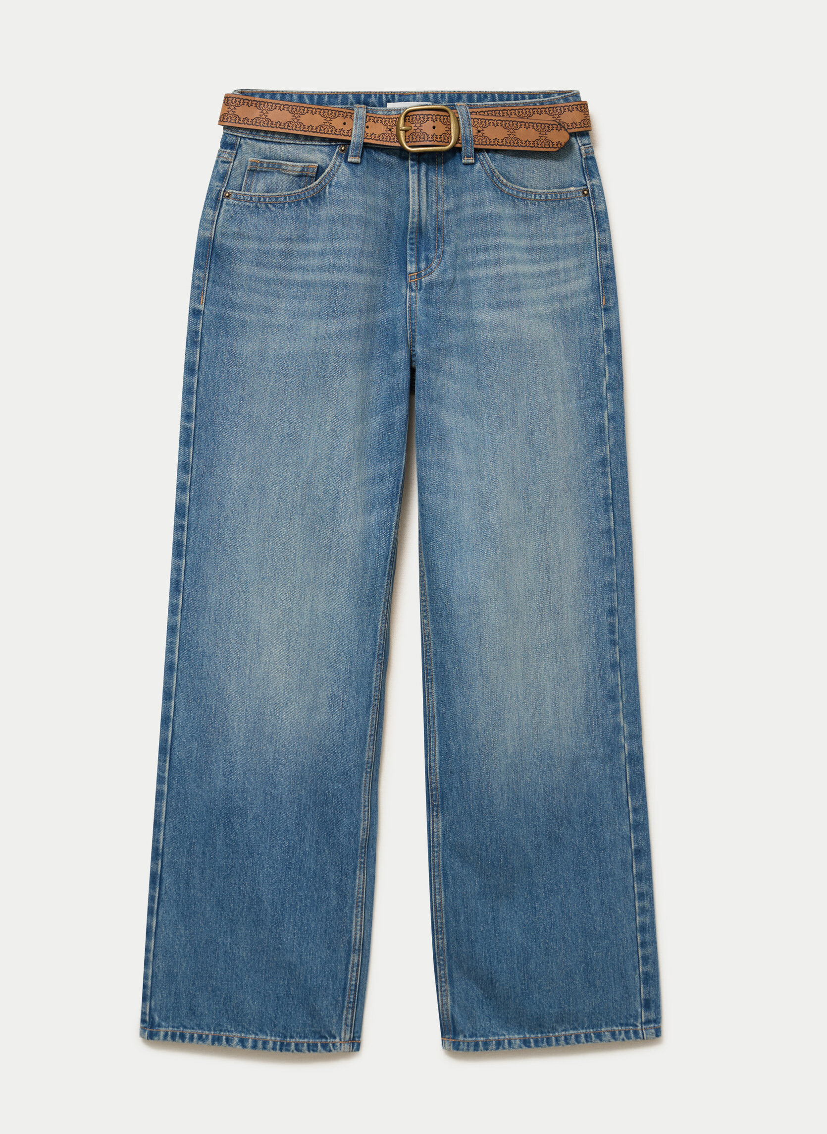 Cache Cache Jeans droit DELNO-DIRTY femme bleu | Sarenza France